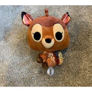 Funko Disney Pop Bambi Butterfly Plushie Toy I Brown I 7”